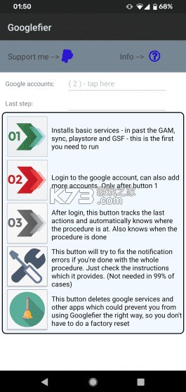 Googlefier apk v27.10.2020 [华为荣耀安装gms服务工具]