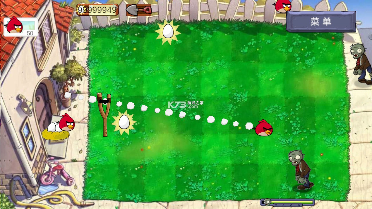 愤怒的小鸟大战僵尸 v1.2.0 游戏
